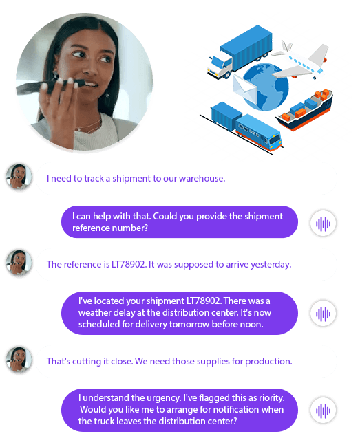 AI Voice Assistant for Logistics