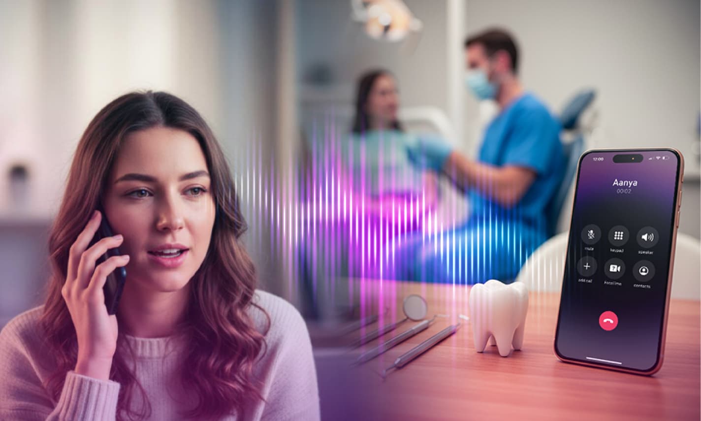 Real estate agent on phone