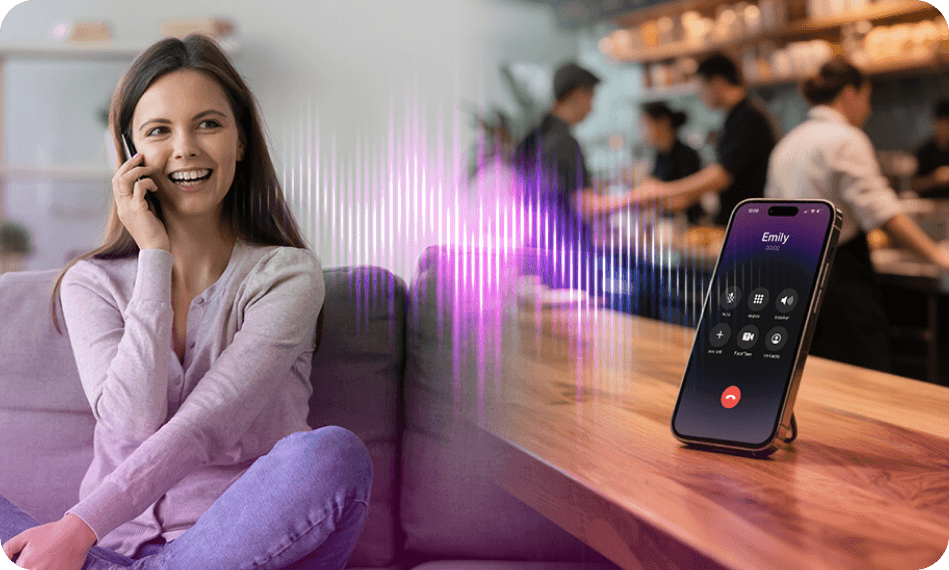 Real estate agent on phone